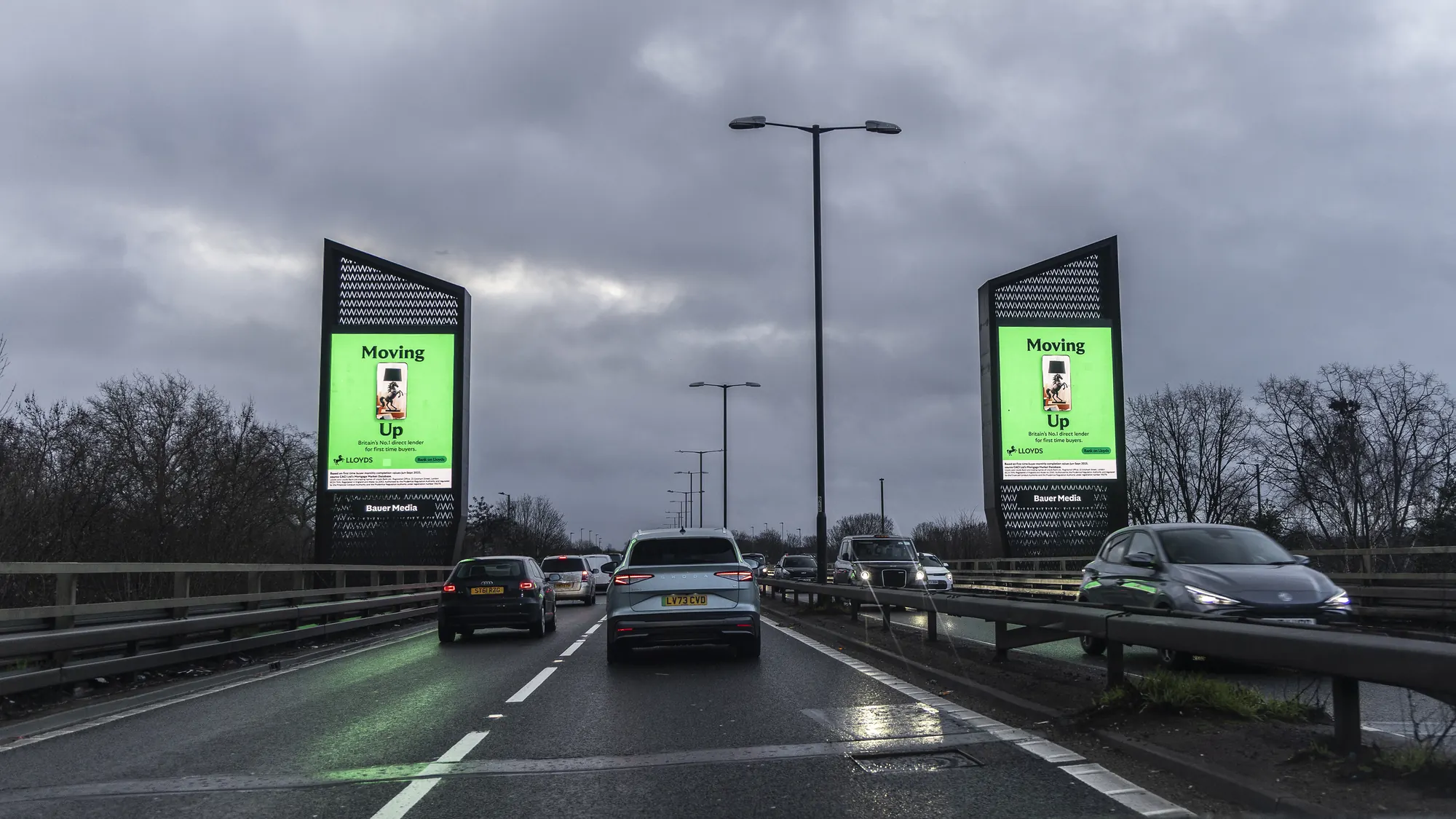 Moving Up on the twin Chiswick Towers screens